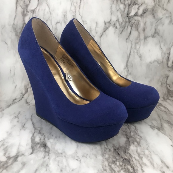 Mossimo Suede Wedge Platform Heel: Make Offer!!! - Picture 3 of 8